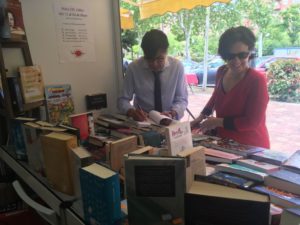 Firma en la Feria del Libro de Tres Cantos 2018 de la novela WILDE ENCADENADO