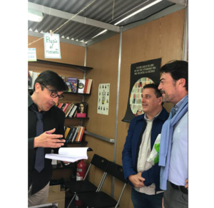 Firma Wilde Encadenado en la Feria del Libro Alicante 2018