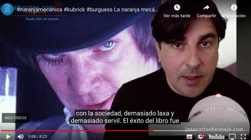 La naranja mecánica. Anthony Burgess y Stanley Kubrick